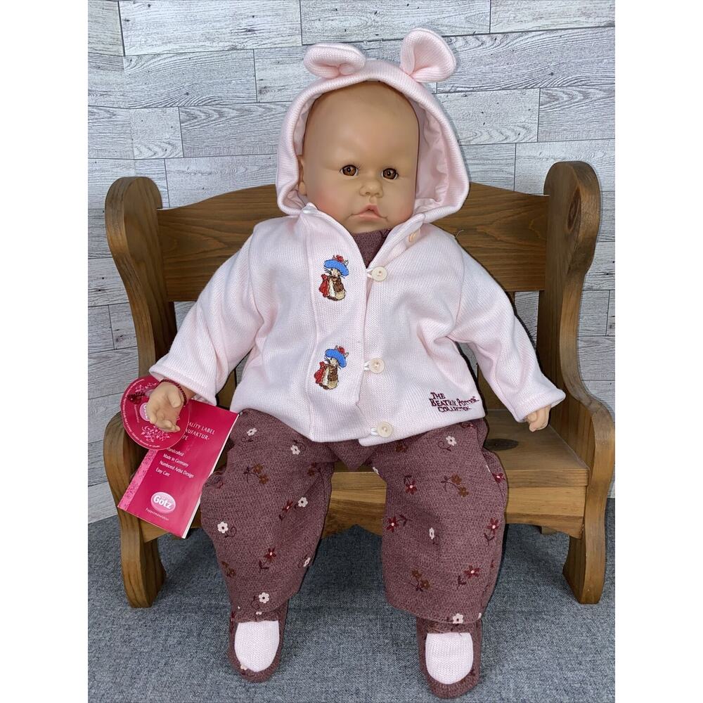 Götz 2001 Artist Doll KITTY Handcrafted Beatrix Potter Collection LE #195 Tags